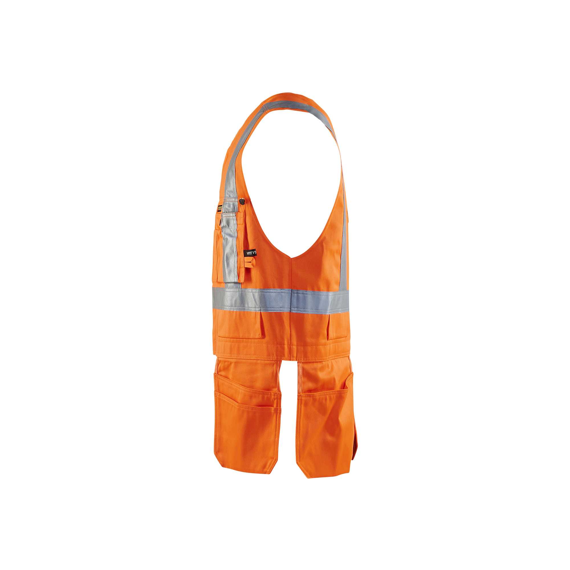 BLAKLADER 30271804 HI VIS TOOL VEST Hi Vis Reflective Tool Vest MEN - 85% Polyester
